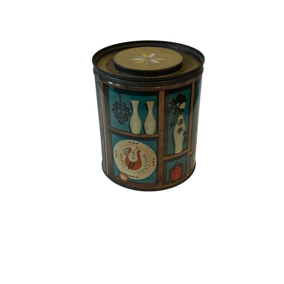 Vintage PG Proctor Gamble old kitchen shortening Coffee Tin Container Jar - Picture 1 of 9